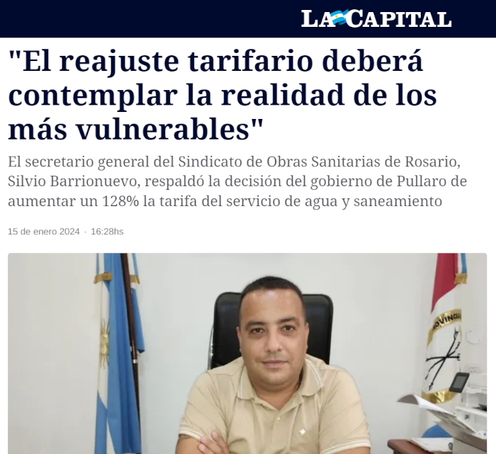 «El reajuste tarifario deberá contemplar la realidad de los más vulnerables»